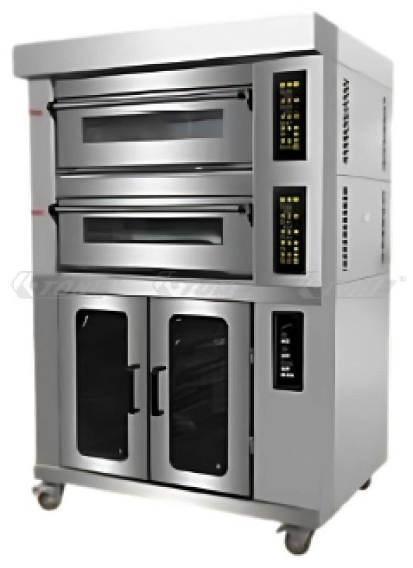 Stainless Steel Luxury Electric Oven With Fermenting Box Microcomputer Control / Data Storage Function///Stainless Steel Luxury Electric Oven With Fermenting Box Microcomputer Control / Data Storage Function