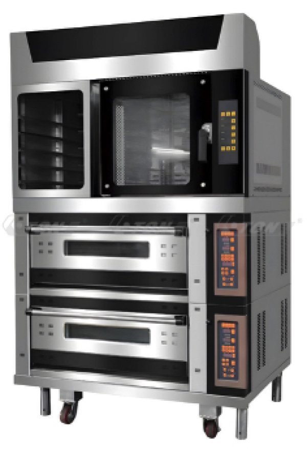 Stainless Steel Luxury Electric Combination Oven Microcomputer Control , Timer ///Stainless Steel Luxury Electric Combination Oven Microcomputer Control , Timer 