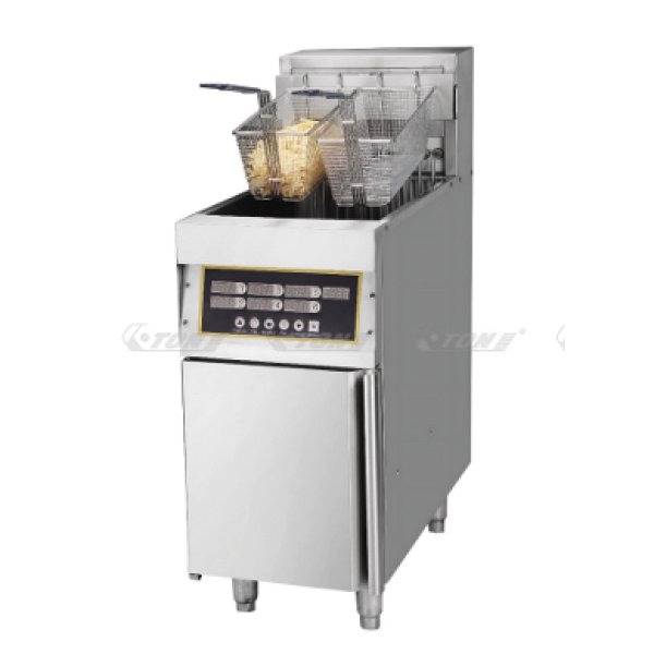Freestanding Electric Fryer Single (Computerized Control)///Freestanding Electric Fryer Single (Computerized Control)